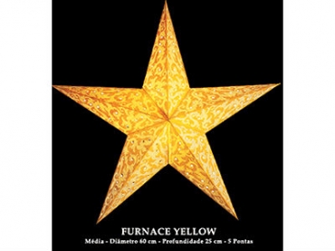 Candeeiro Estrela Starlightz Furnace Yellow